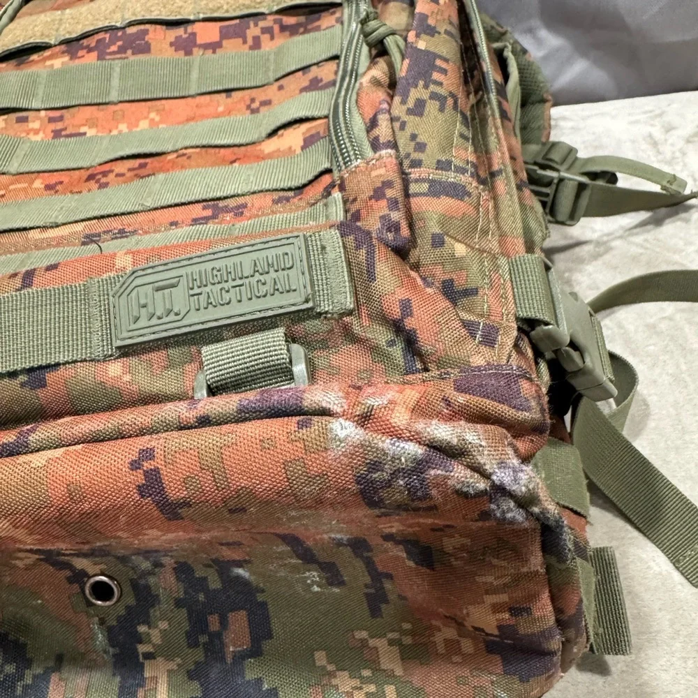 Highland Tactical Camo Backpack